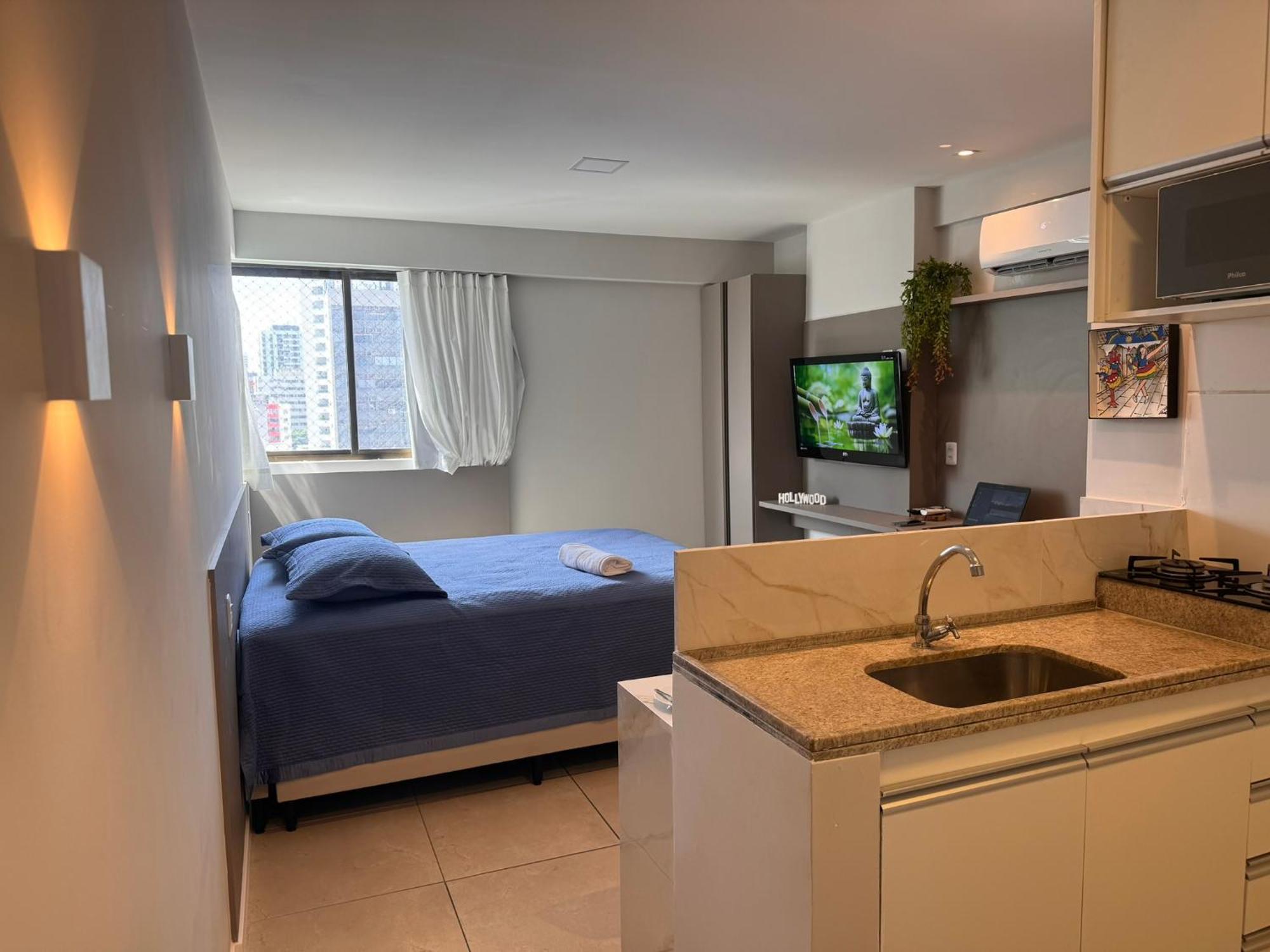 Flat Localizado A 200M Shopping Recife, Bem Perto Da Praia De Boa Viagem E Com Wi-Fi 400Mbps Ngoại thất bức ảnh